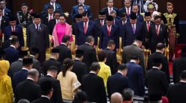 Menteri Pertahanan RI Prabowo Subianto hadir dalam Sidang Tahunan MPR RI. (Instagram.com/@prabowo)
