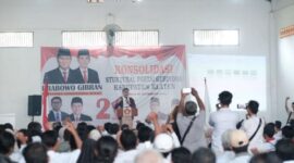 Ketua DPD Partai Gerindra Jawa Tengah Sudaryono, saat melakukan safari politik bersama DPC, PAC dan Ranting Partai Gerindra se-Kabupaten Klaten, Minggu (5/11/2023). (Dok. DPP Partai Gerindra Jateng)