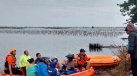 Banjir Rendam Lahan Pertanian di kabupaten Kudus. (Facebook/com/Pusdalops BPBD Kab. Kudus)
